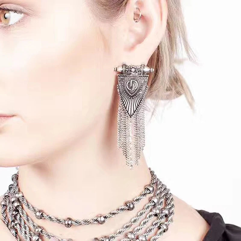 Ztech Collar Coin Necklace & Pendant Vintage Crystal Maxi Choker Statement Collier female Boho Big Fashion Women Jewellery Gifts