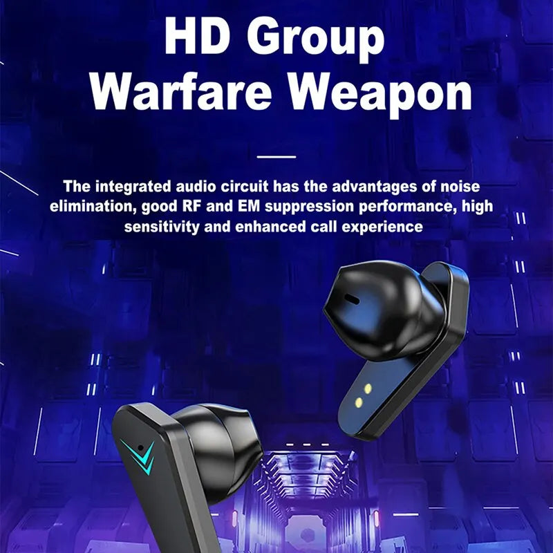X15 TWS Earphones Bluetooth Wireless Gamer Headphones 65ms Low Latency Earbuds Fone Gamer Headset Gamer With Mic Handfree