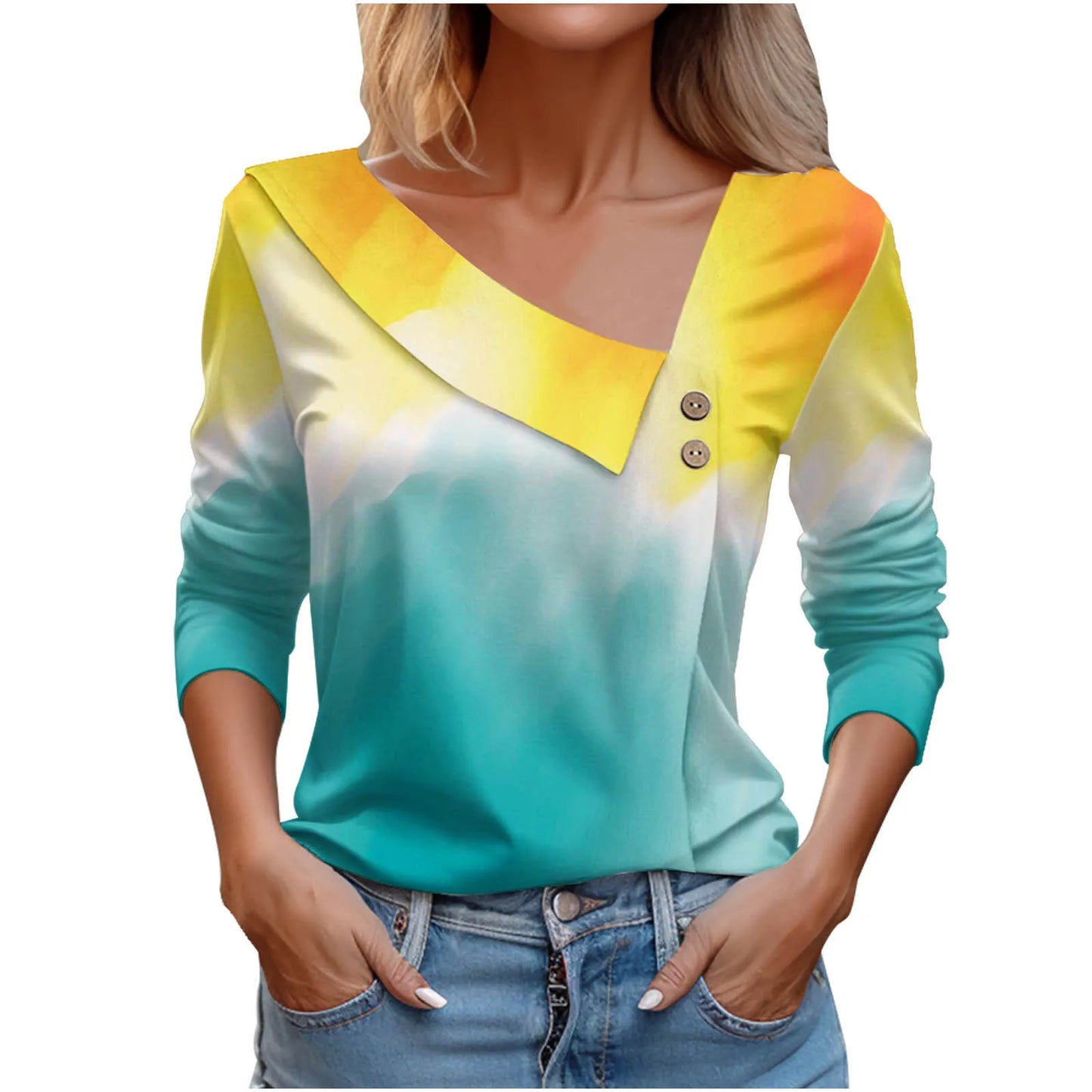 T Shirt For Women Fashion Long Sleeve Top White Floral Print Shirts And Blouses 3D Print Clothes For Womens 2023 y2k