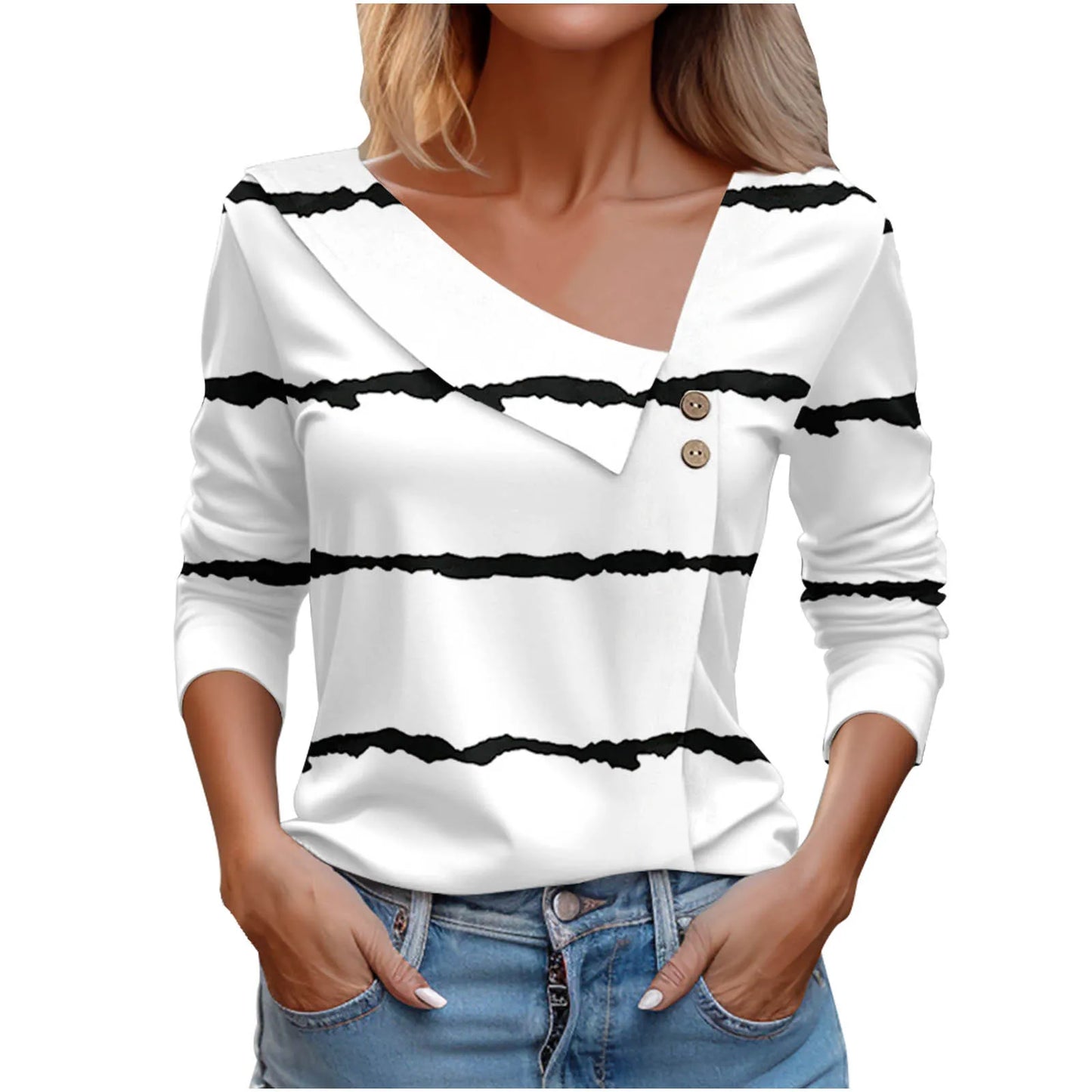 T Shirt For Women Fashion Long Sleeve Top White Floral Print Shirts And Blouses 3D Print Clothes For Womens 2023 y2k