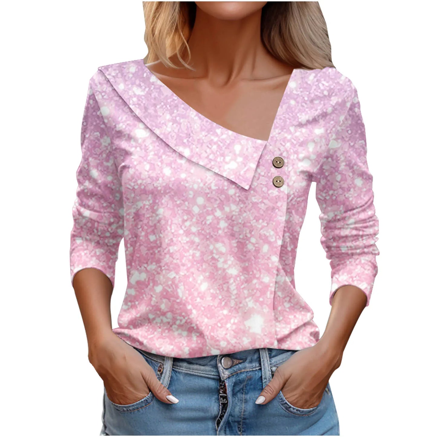 T Shirt For Women Fashion Long Sleeve Top White Floral Print Shirts And Blouses 3D Print Clothes For Womens 2023 y2k