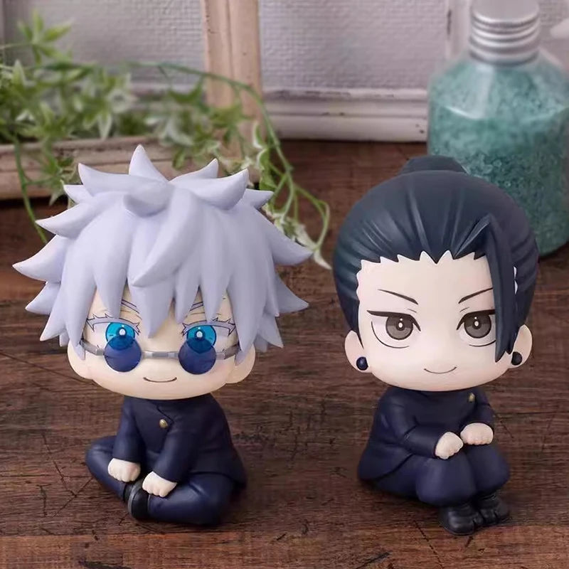 Anime Jujutsu Kaisen Figurine Satoru Gojo Geto Suguru Action Figures 10cm PVC Model Collection Toys Desk Ornament Gifts