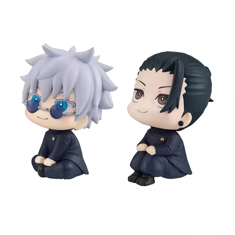 Anime Jujutsu Kaisen Figurine Satoru Gojo Geto Suguru Action Figures 10cm PVC Model Collection Toys Desk Ornament Gifts