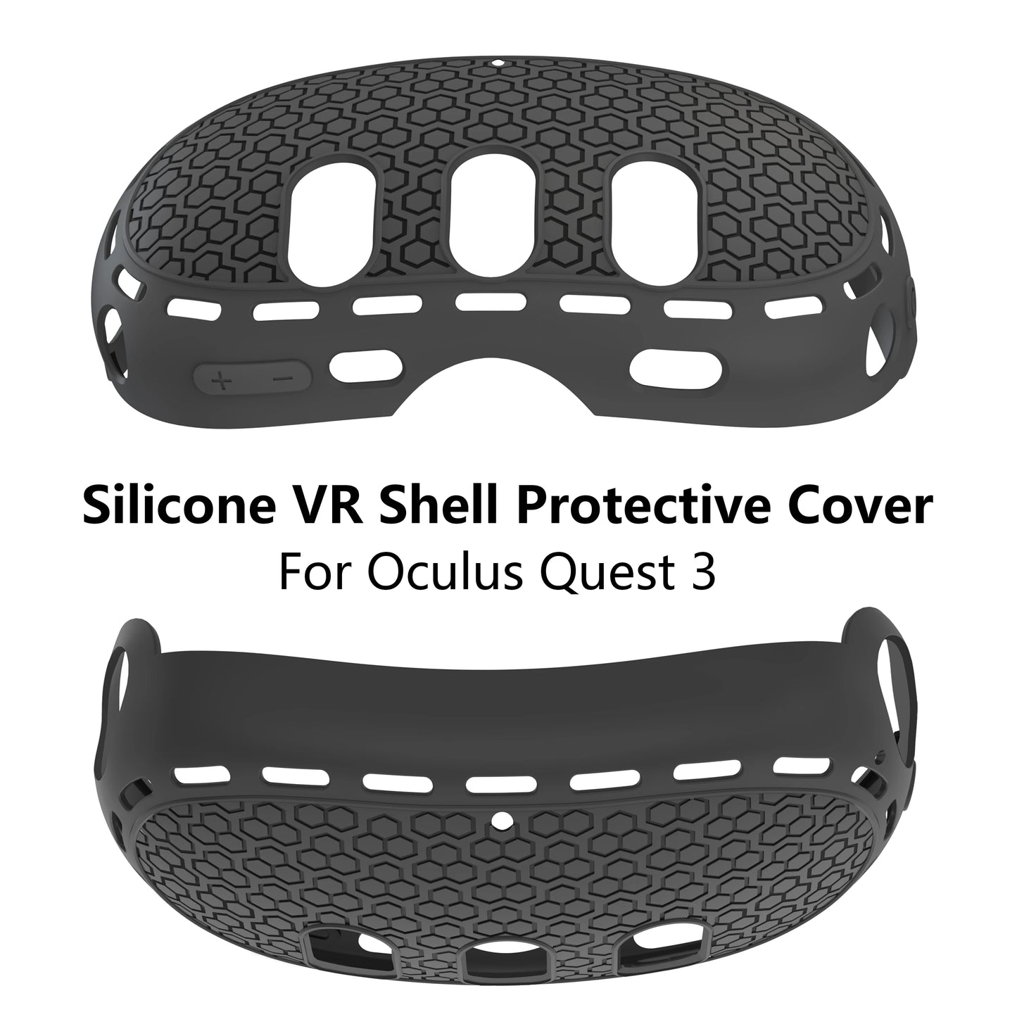 Silicone Cover For Meta Quest 3 Host VR Skin Case Ventilate Protective Sleeve Headset Dustproof Face VR Glasses Accessories