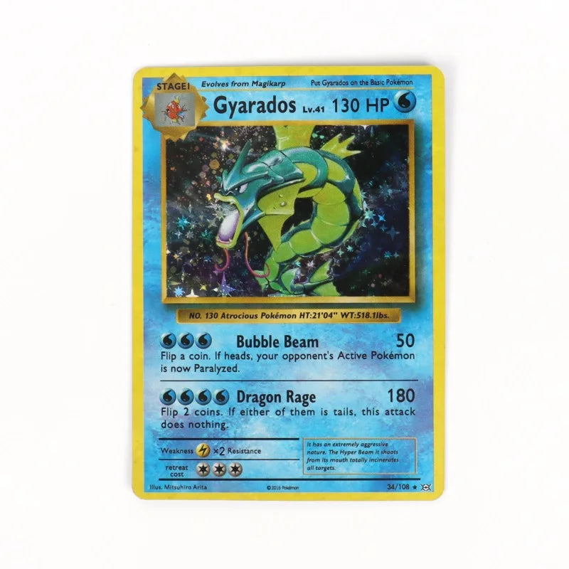 English Pokemon Card 1996 Year Shining Charizard Pikachu Mewtwo trade Card Kids Pokemon Toy