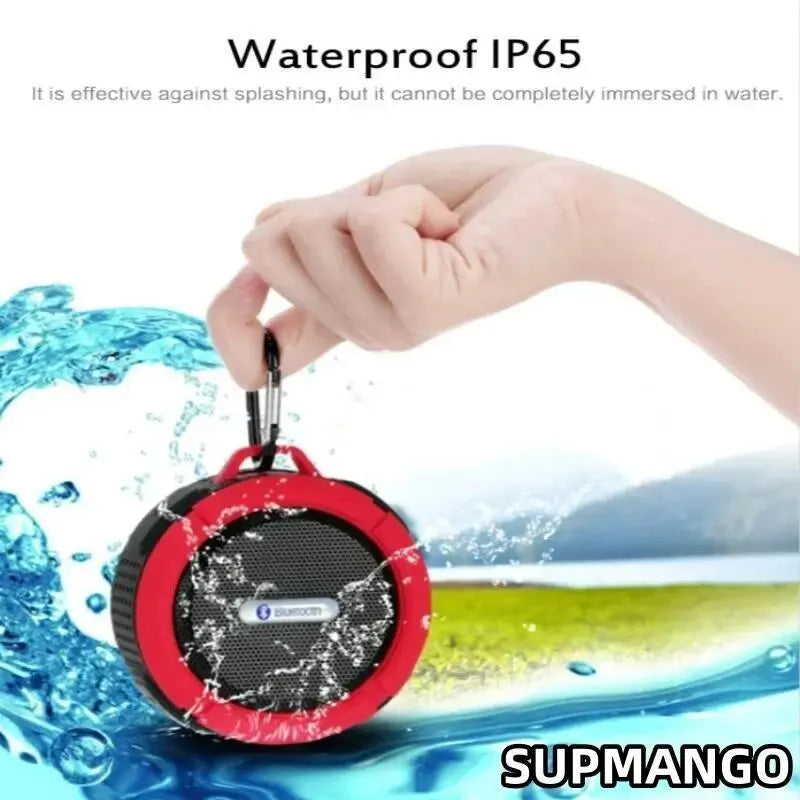 Bluetooth-compatible Speaker Big Suction Cup Bluetooth Stereo Outdoor Sports Mini TF Subwoofer Portable Waterproof