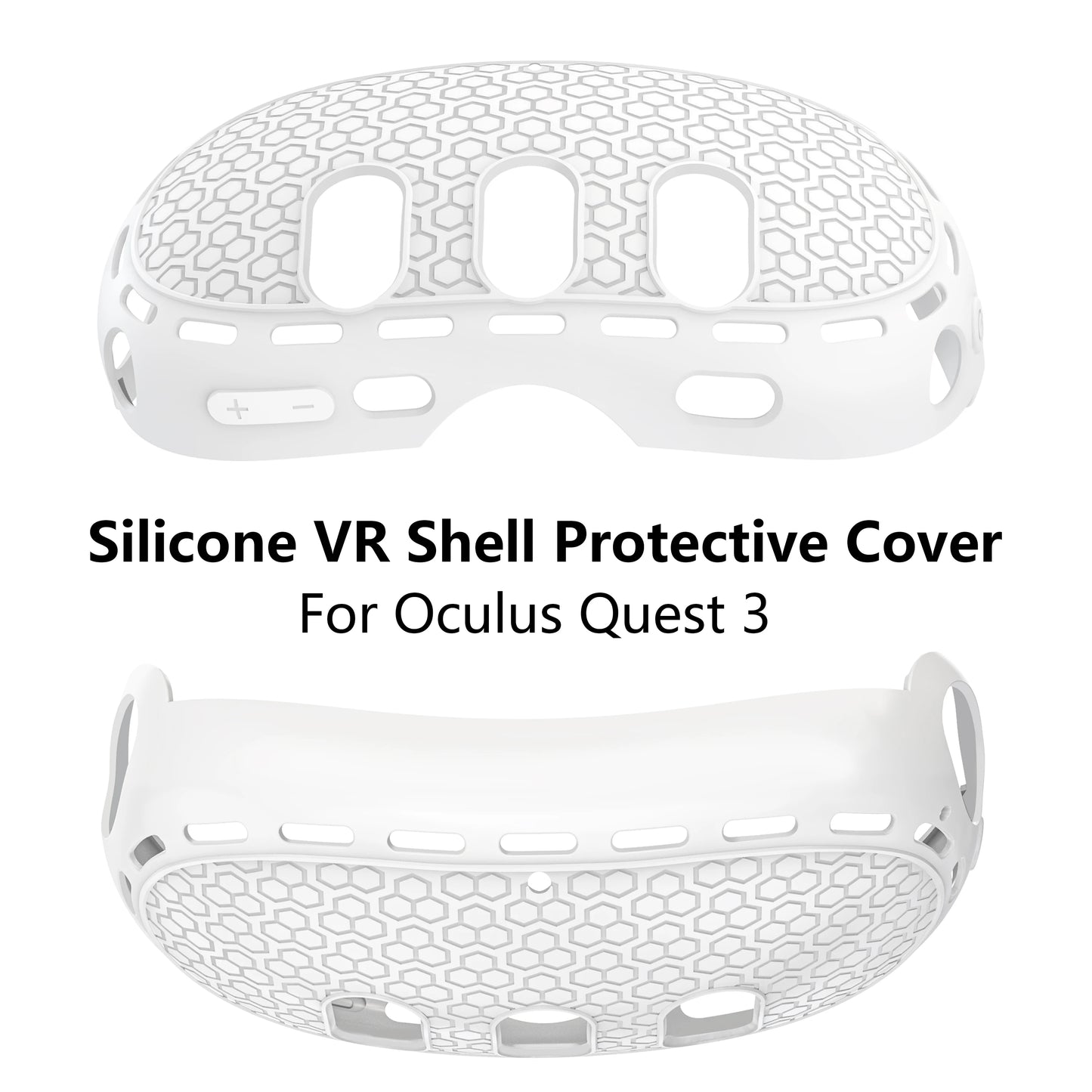 Silicone Cover For Meta Quest 3 Host VR Skin Case Ventilate Protective Sleeve Headset Dustproof Face VR Glasses Accessories