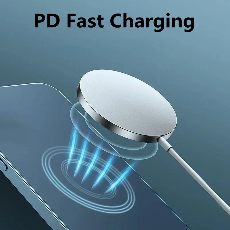 For iPhone Magsafe 15 Pro Max Magnetic Wireless Charger For Apple 14 Plus 13 12 11 X XS XR 8 AirPods Charging Phone Accessories