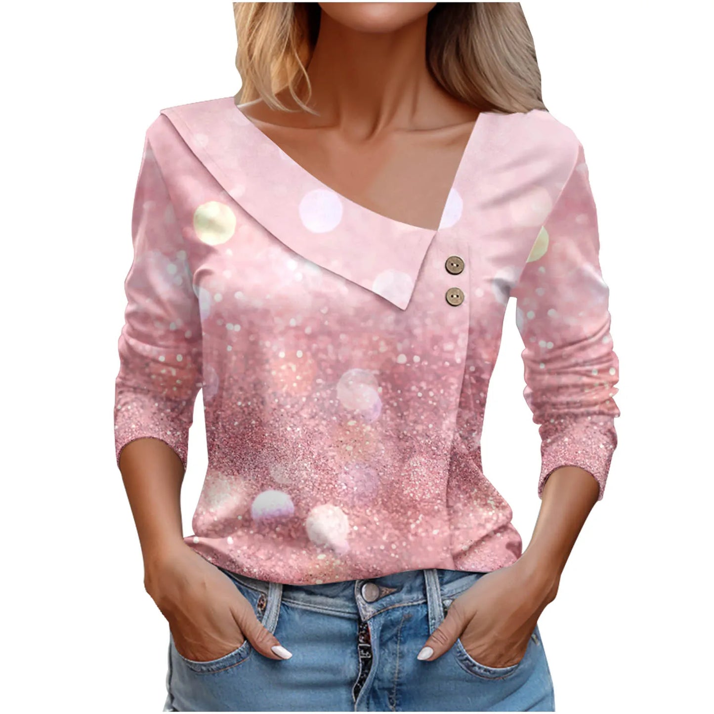 T Shirt For Women Fashion Long Sleeve Top White Floral Print Shirts And Blouses 3D Print Clothes For Womens 2023 y2k